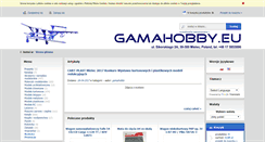 Desktop Screenshot of gamahobby.eu