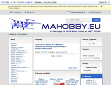 Tablet Screenshot of gamahobby.eu